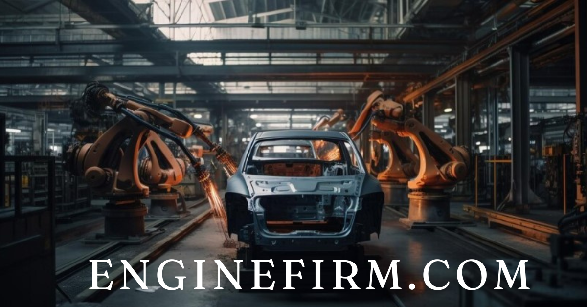 EngineFirm.com homepage showcasing automotive articles and community forum