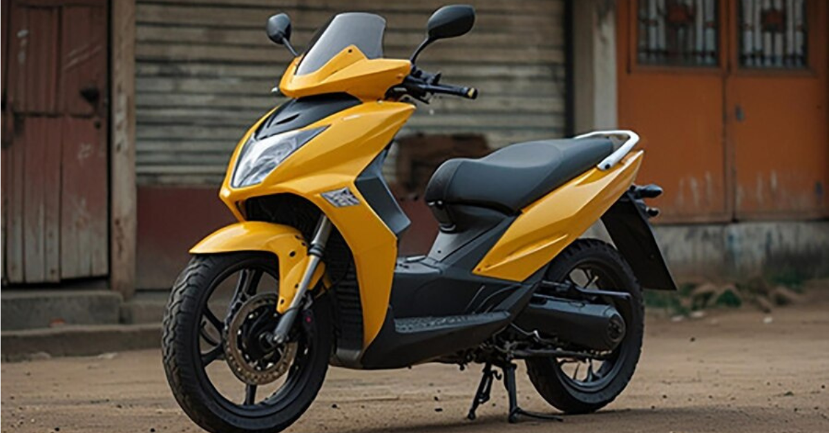 PCX-150 JAV scooter parked on a city street, showcasing its sleek design and modern features.